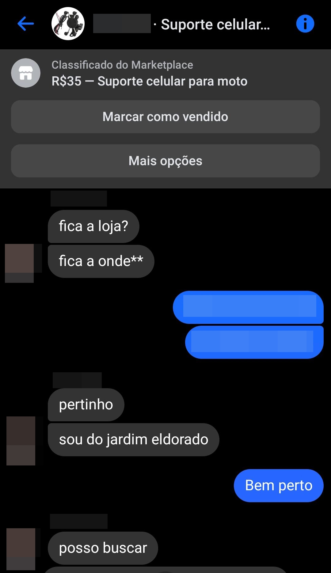 Passo 3 — venda e entrega concluída